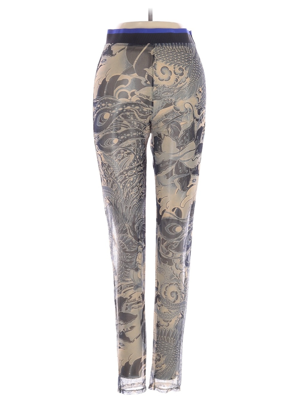 Koché Sheer Tattoo Leggings